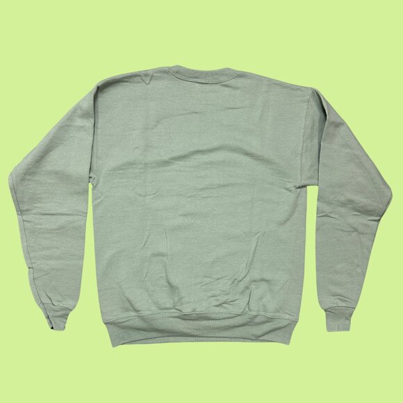 Inner Thoughts Sage Green "I See You" Crewneck Sweatshirt - Picture 3 of 4